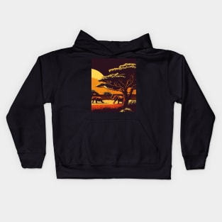 Zambia landscape Kids Hoodie